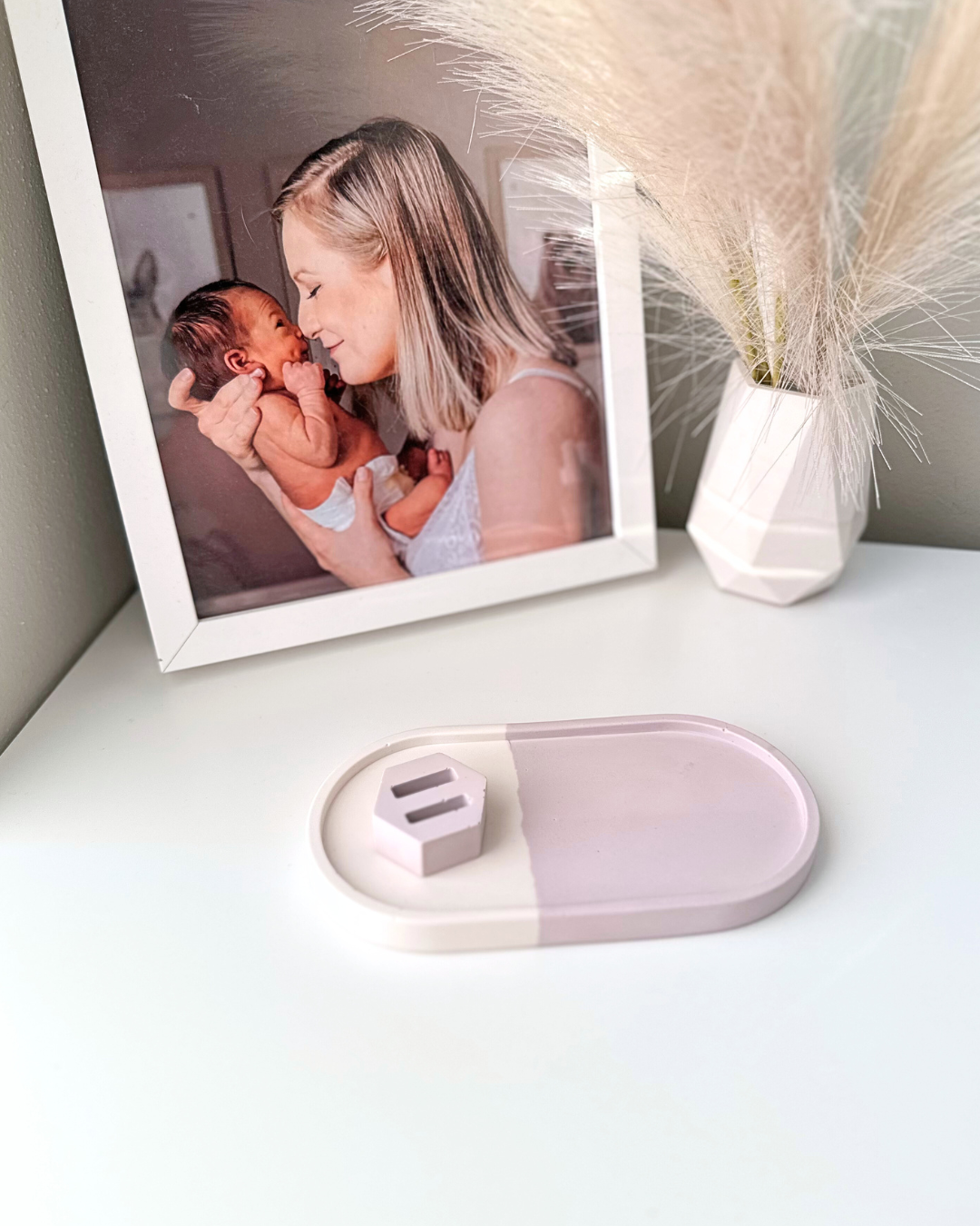 Lilac Split Oval Jewelry Tray