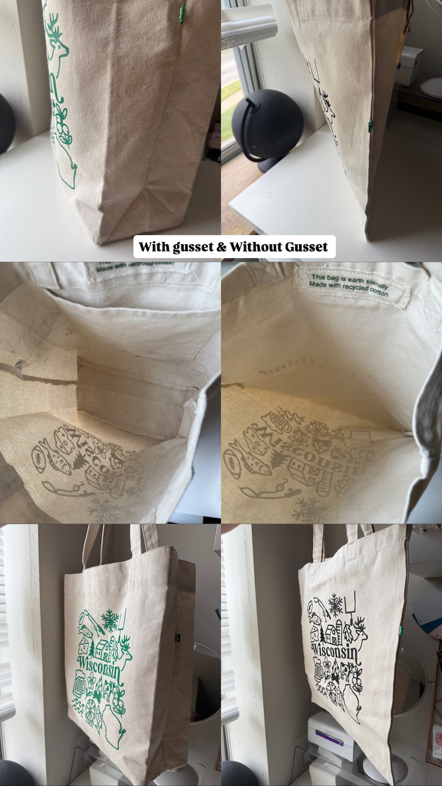 Wisconsin Tote Bag