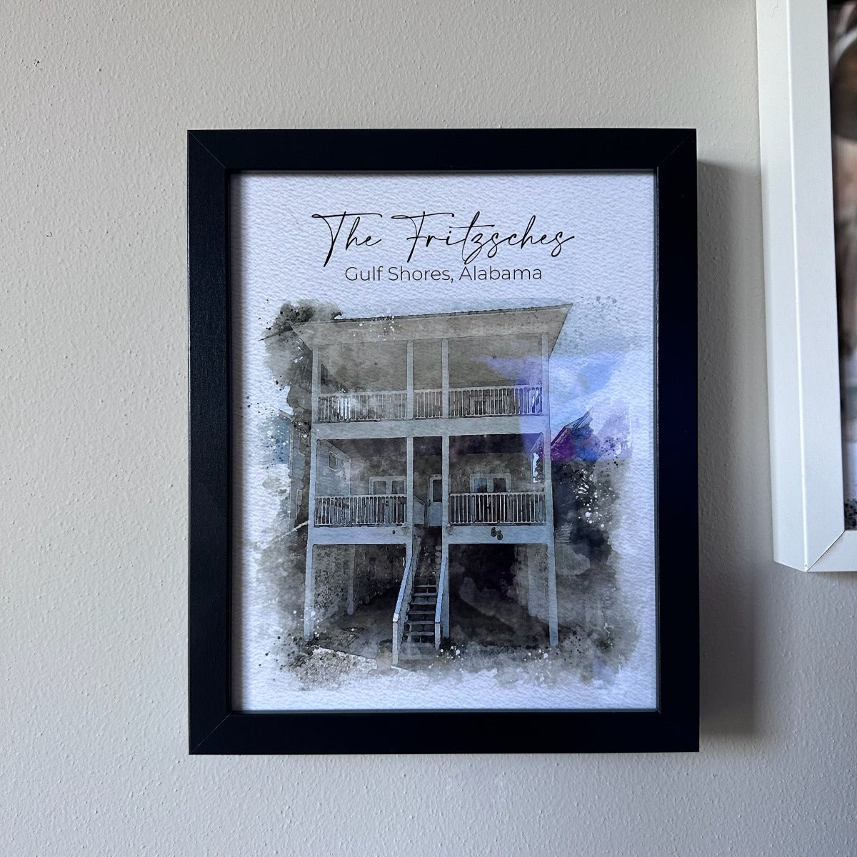 Realtor Closing Gift - Watercolor House Portrait