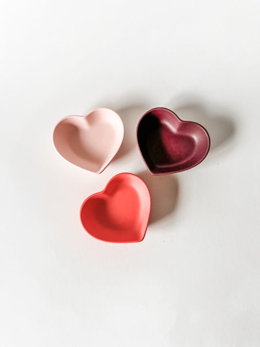 Mini Heart Trinket Bowl LOVE