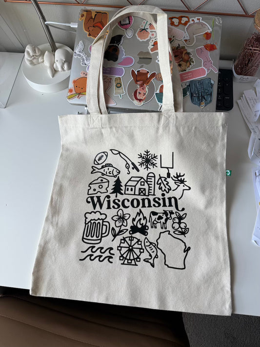 Wisconsin Tote Bag