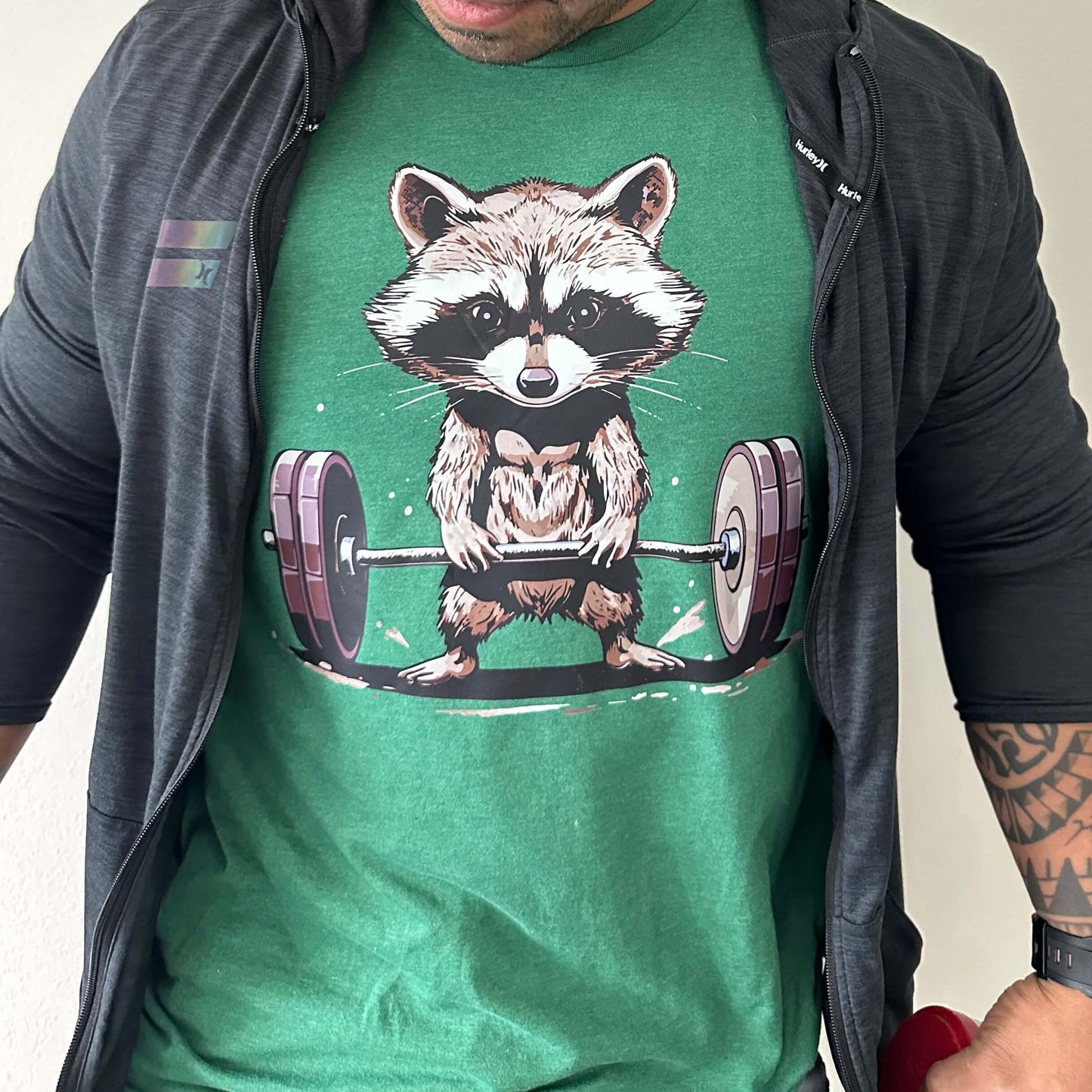 Lifting Raccoon š¦ Tee