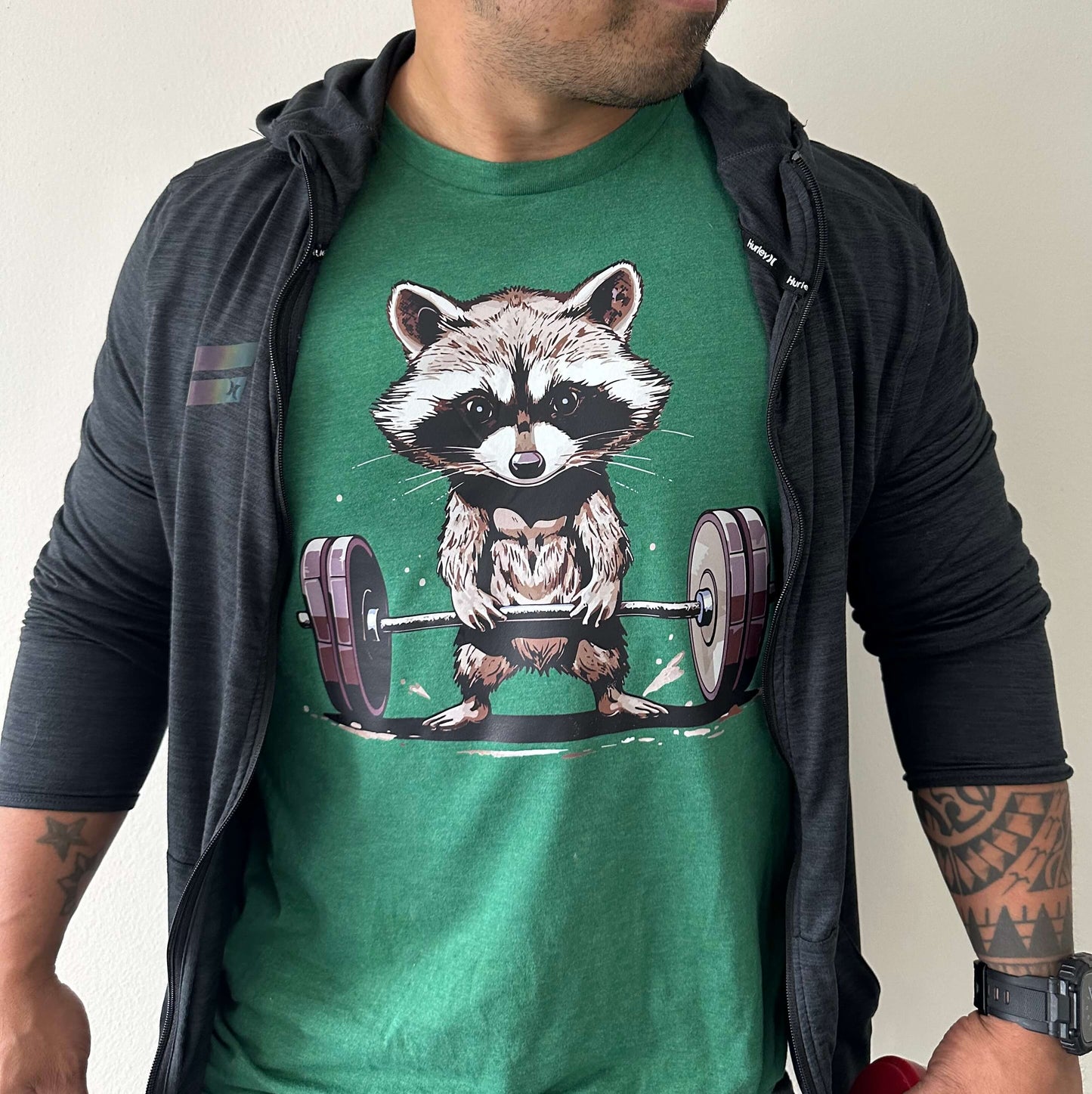 Lifting Raccoon š¦ Tee