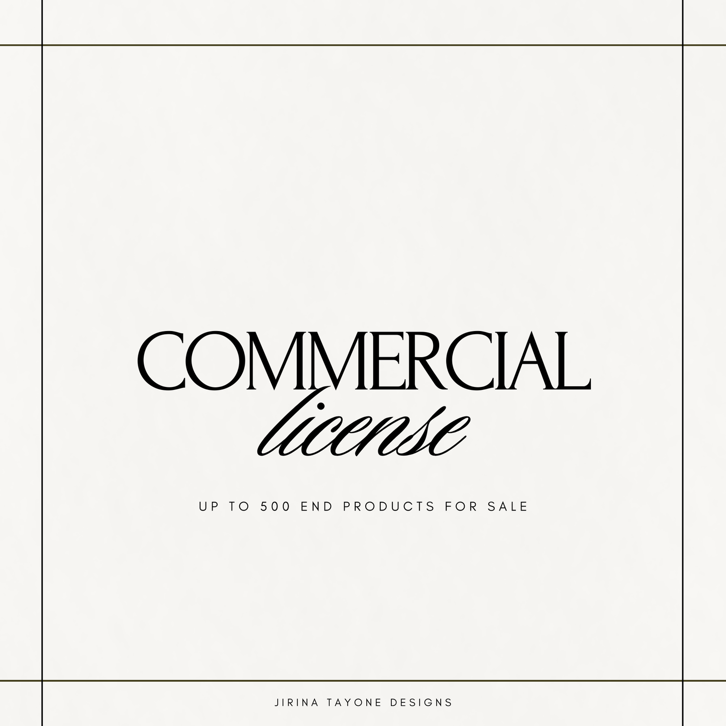 Commercial License