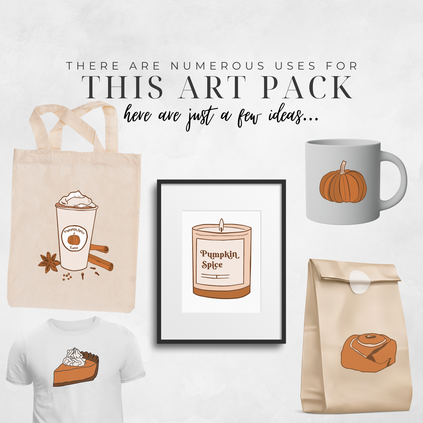 Pumpkin Spice Clip Arts