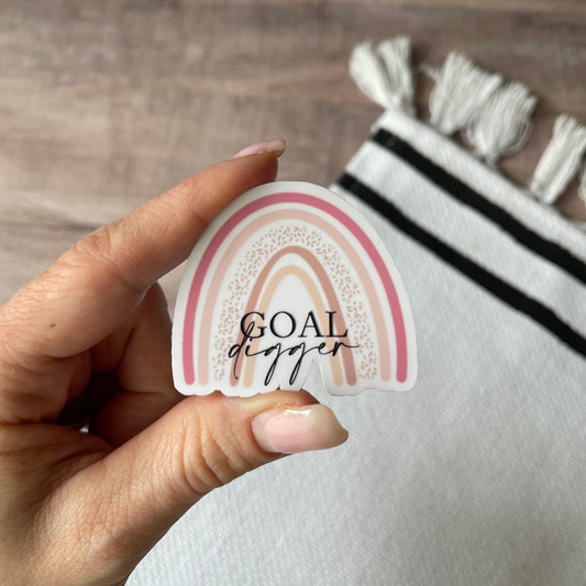 Goal Digger Rainbow Sticker