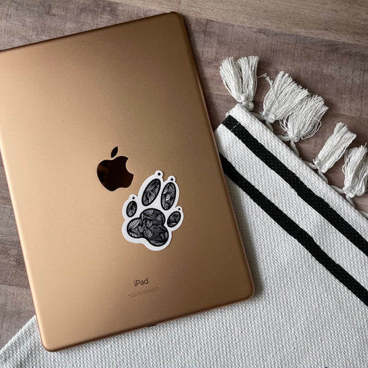 Dog/Cat Mandala Paw Sticker