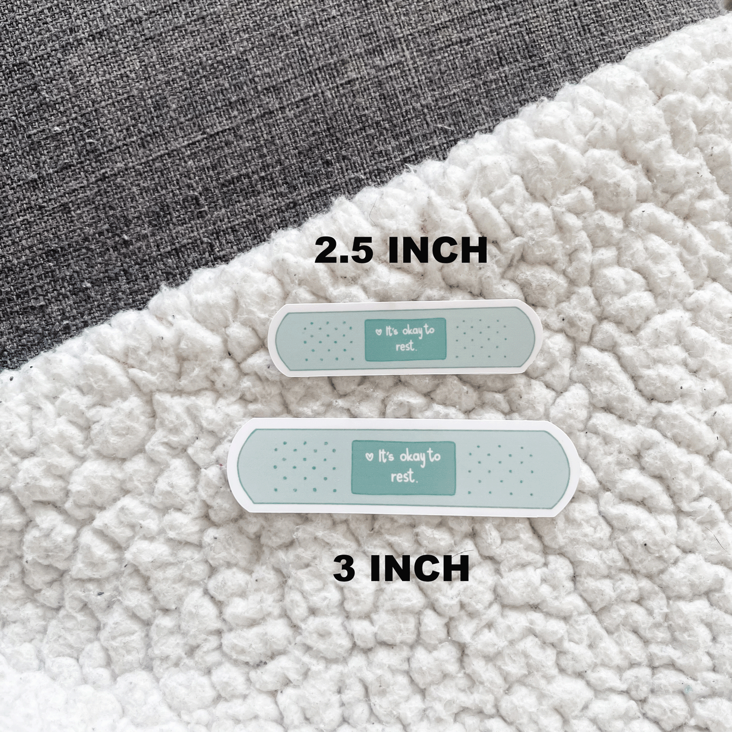 It's okay to have feelings. Band-Aid Sticker