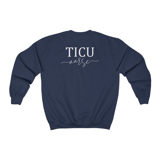 Personalized TICU Sweatshirt - Kidney & Liver Design