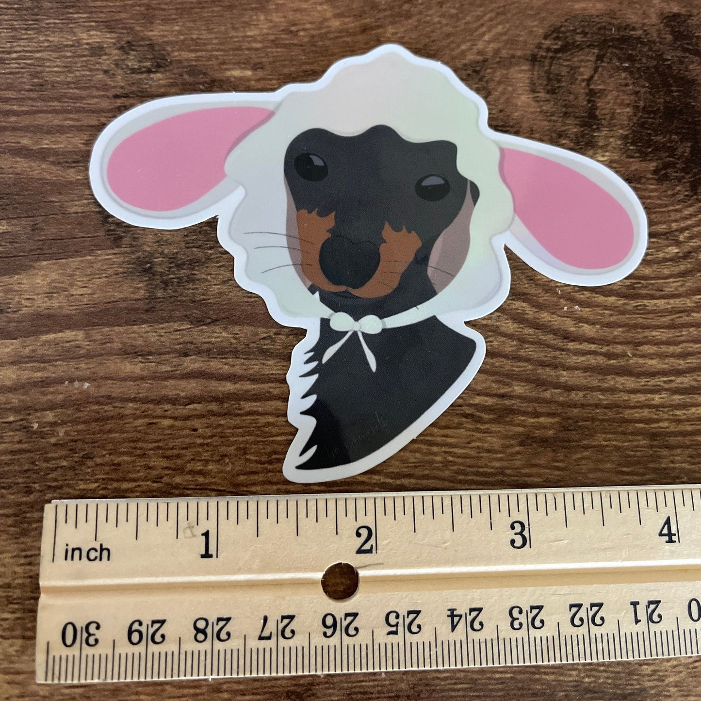 Holographic Dog Prague Ratter / Miniature Pinscher Sticker