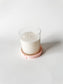 Pink Split Coaster/Trinket Dish with Terrazzo Chips