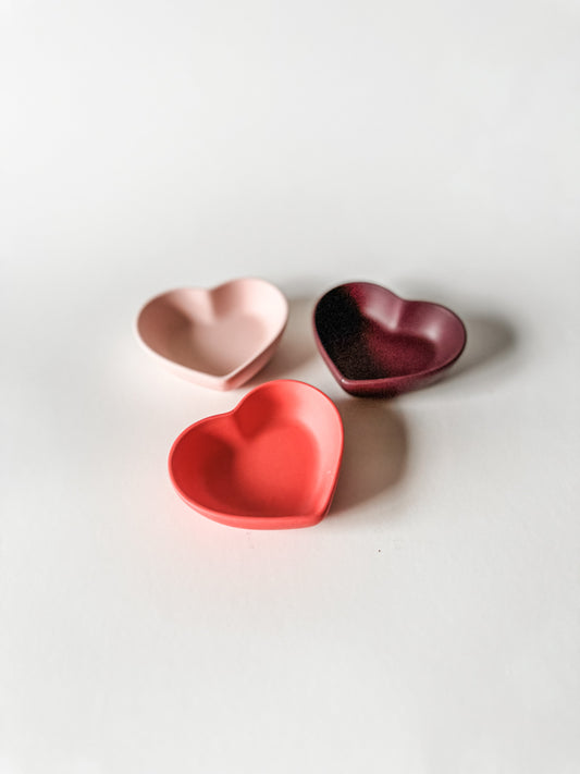 Mini Heart Trinket Bowl LOVE