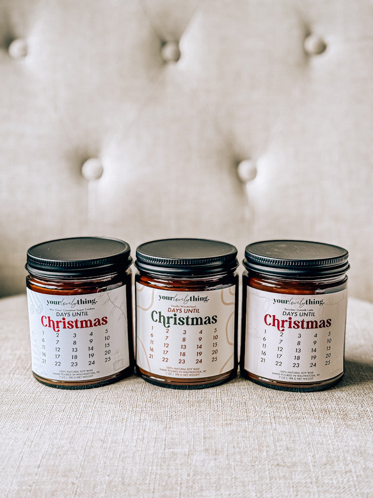 Advent Calendar Candle / Christmas countdown