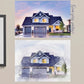 Realtor Closing Gift - Watercolor House Portrait