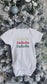 Falala First Christmas Personalized Onesie.