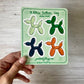 St. Patric's Day Balloon Dog Sticker Sheet