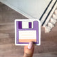 Floppy disk Sticker