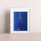 Light Bulb Foil Art Print